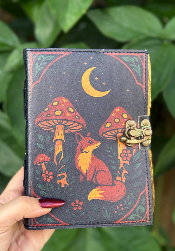 Fox & Mushroom | LEATHER JOURNAL