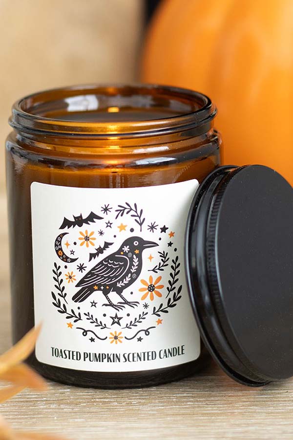 Frightful Folk Raven Toasted Pumpkin Scented | CANDLE
