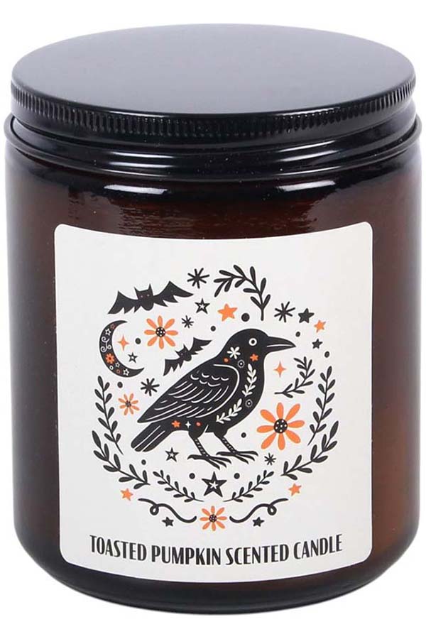 Frightful Folk Raven Toasted Pumpkin Scented | CANDLE