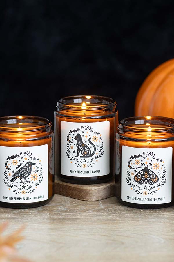 Frightful Folk Raven Toasted Pumpkin Scented | CANDLE