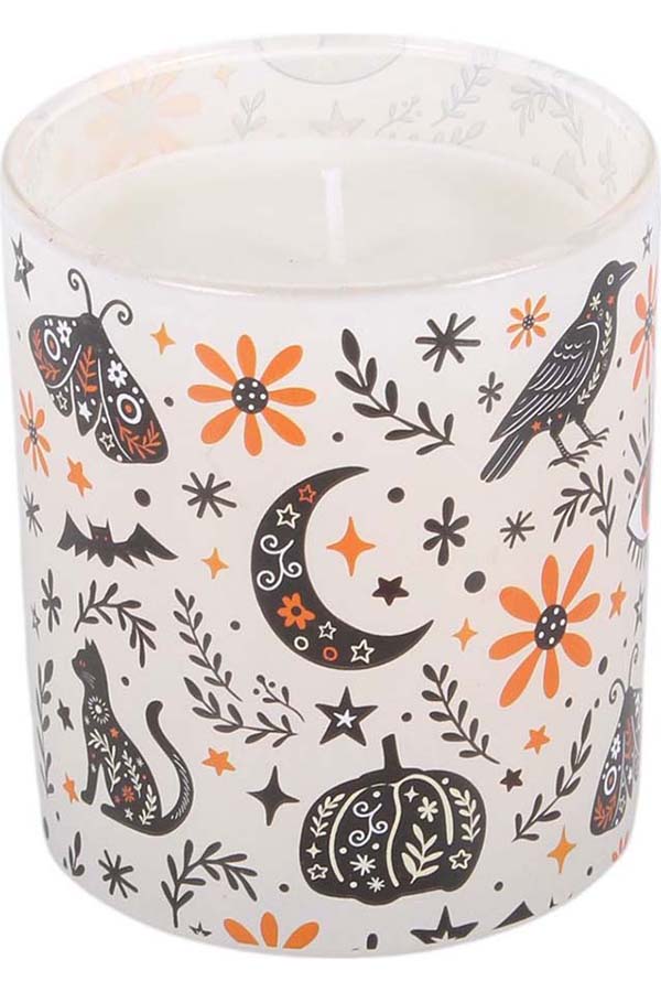 Frightful Folk Print Spiced Vanilla Scented | CANDLE