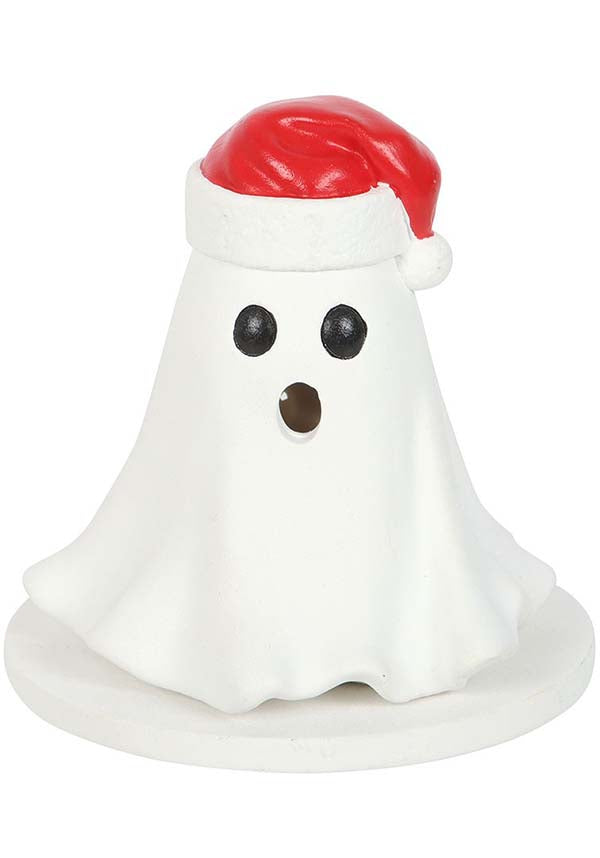 Ghost with Santa Hat | INCENSE CONE BURNER