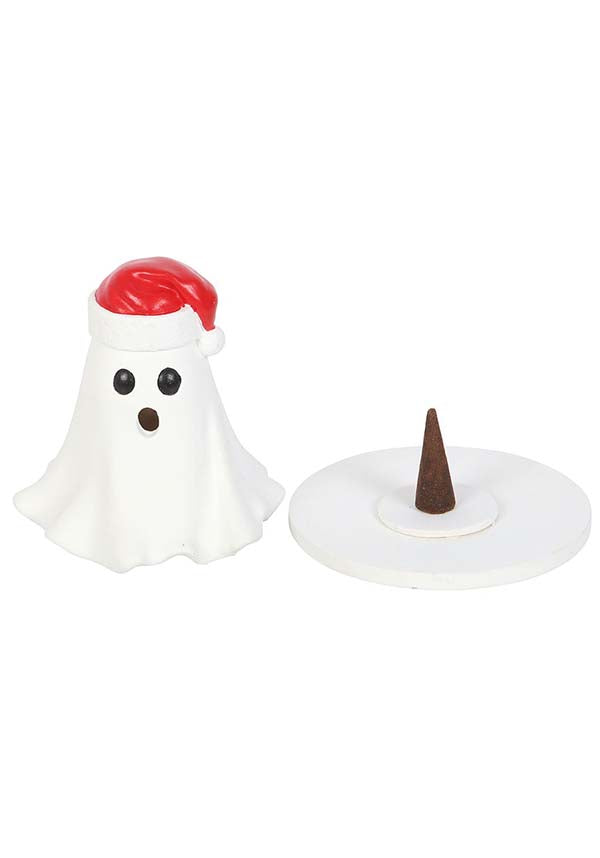 Ghost with Santa Hat | INCENSE CONE BURNER