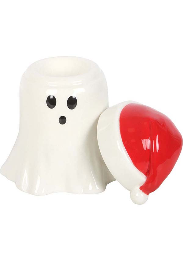Ghost with Santa Hat | WAX BURNER