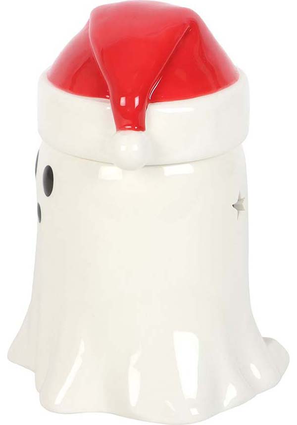 Ghost with Santa Hat | WAX BURNER
