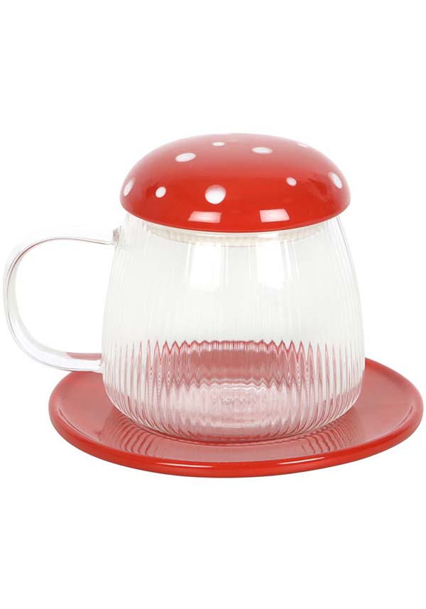 Glass Mushroom | MUG & SAUCER