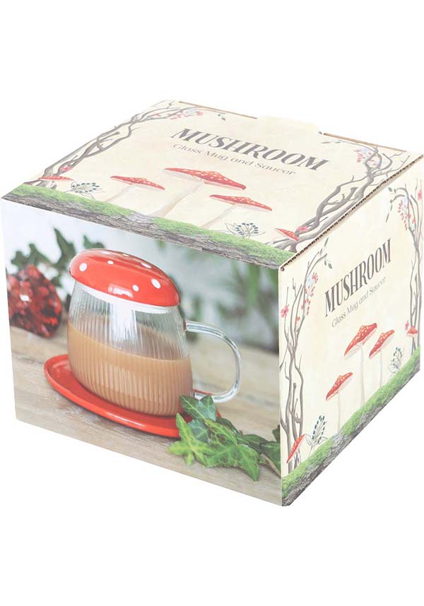 Glass Mushroom | MUG & SAUCER