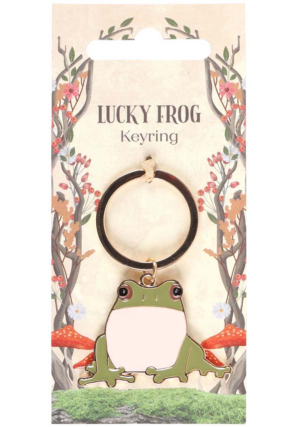 GOTHIC GIFTS Lucky Frog | KEYRING - Detail 2