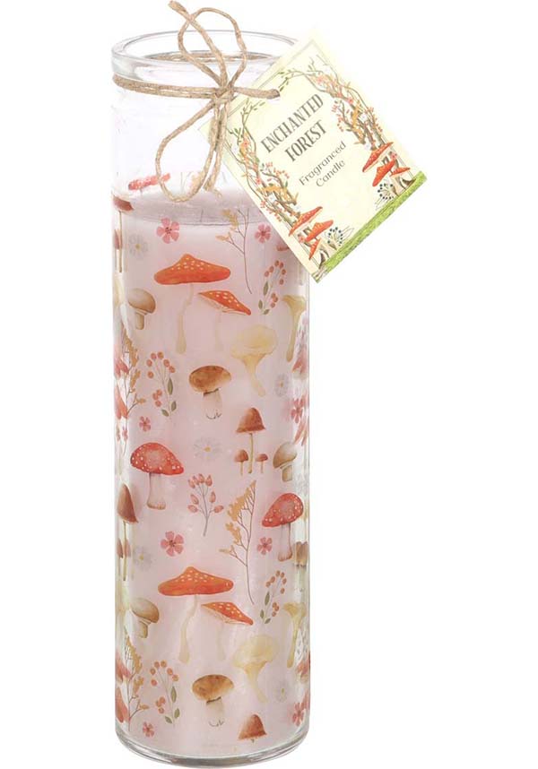 Mushroom Print Enchanted Forest | TUBE CANDLE