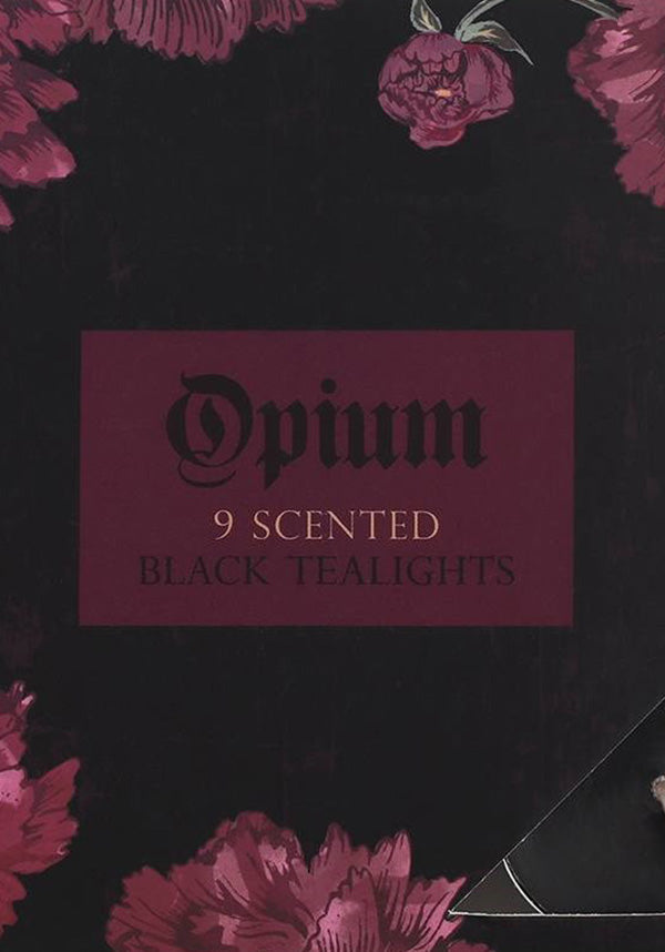 Opium Scented Black | TEALIGHTS