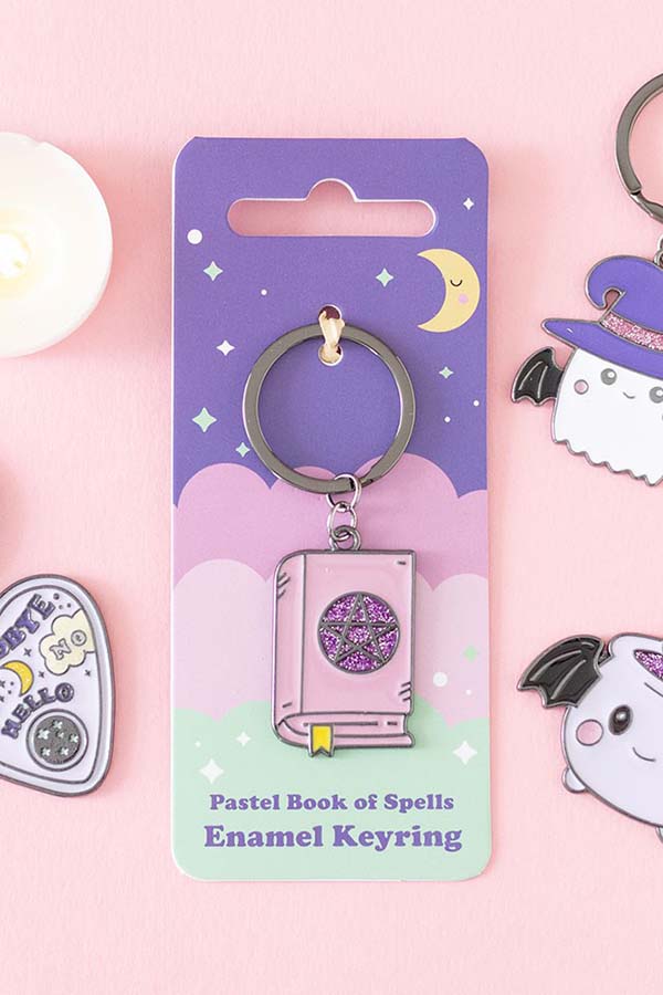Pastel Book Of Spells | KEYRING