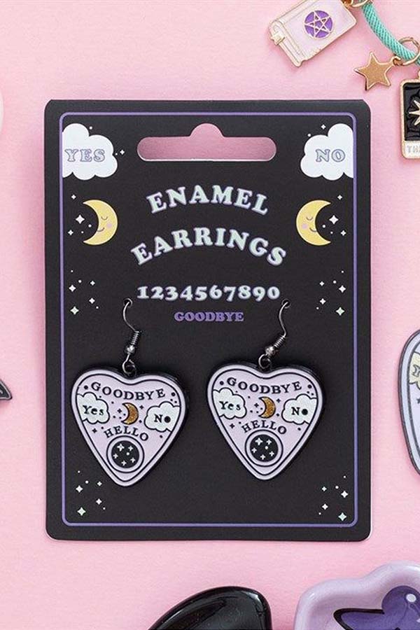 Pastel Talking Board Planchette | EARRINGS