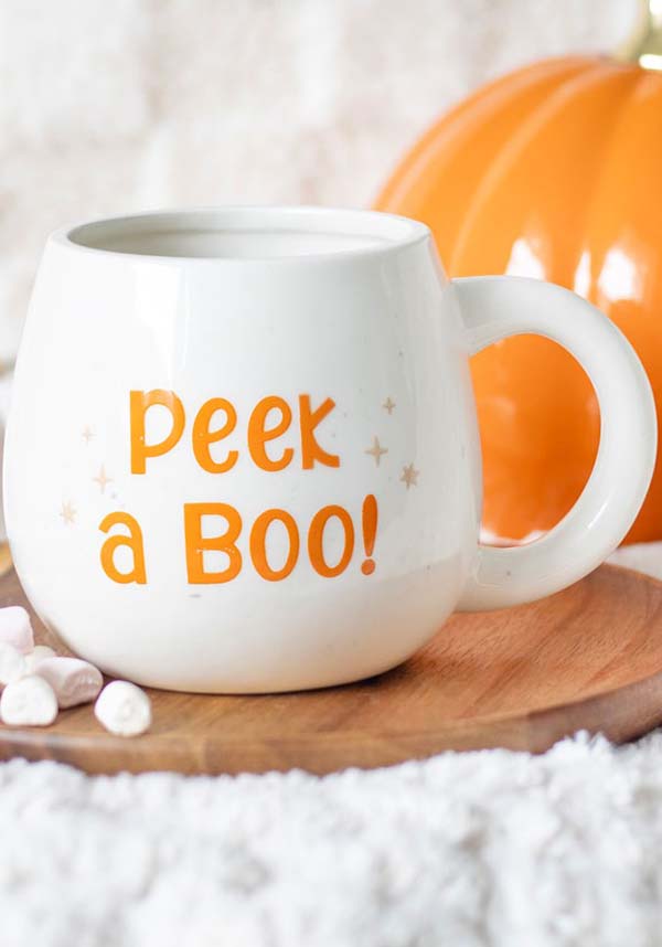 Peekaboo Ghost | ROUNDED MUG*
