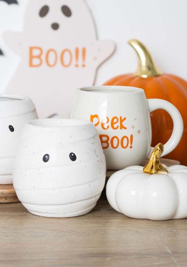 Peekaboo Ghost | ROUNDED MUG*