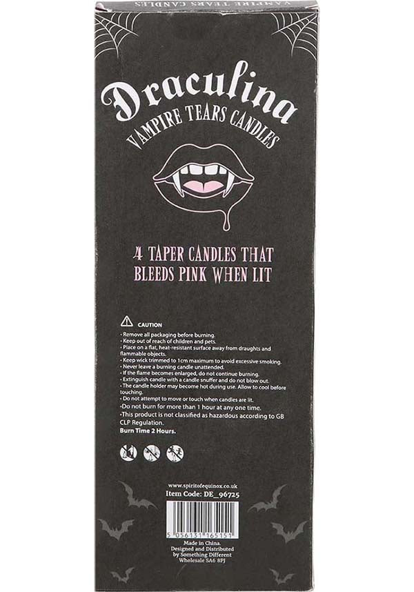 Pink Vampire Tears | TAPER CANDLES