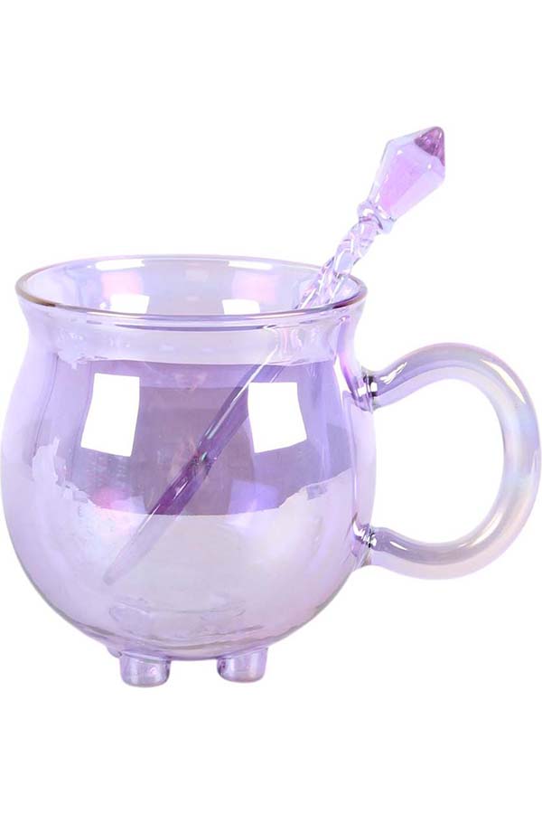 Purple Double Walled Glass Cauldron | MUG