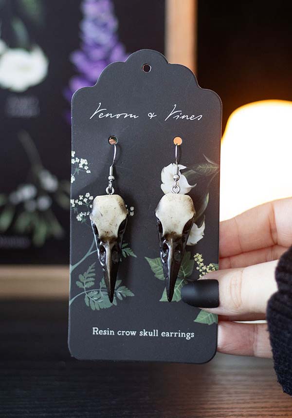 Crow Skull | EARRINGS
