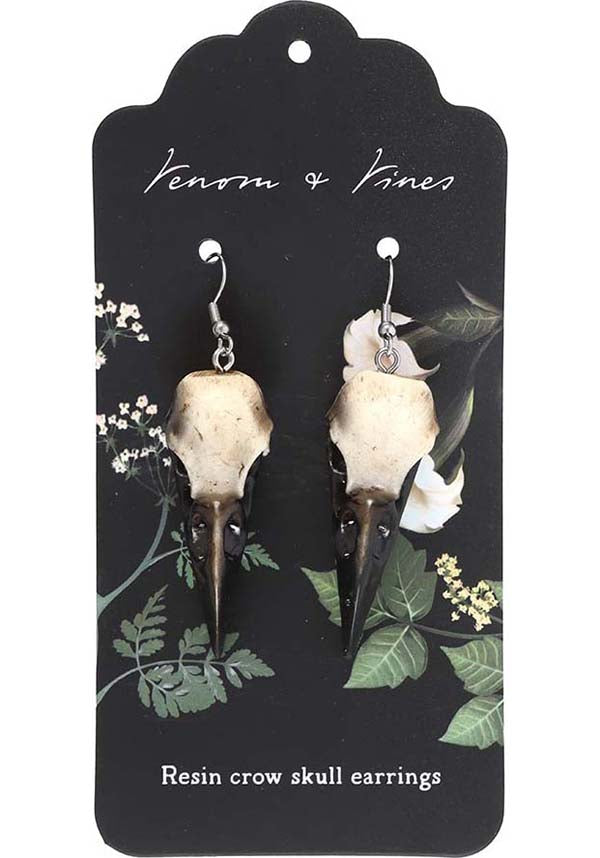 Crow Skull | EARRINGS