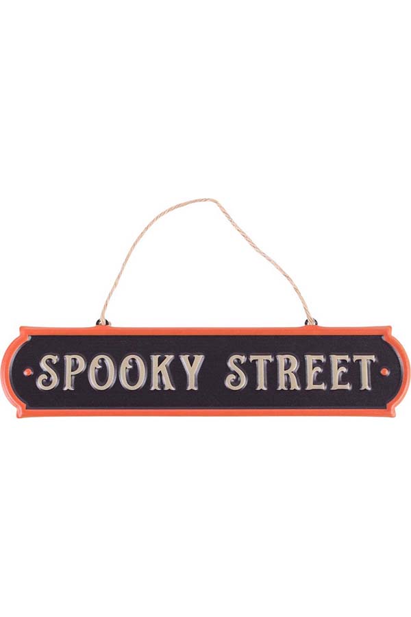 Spooky Street Hanging | METAL SIGN