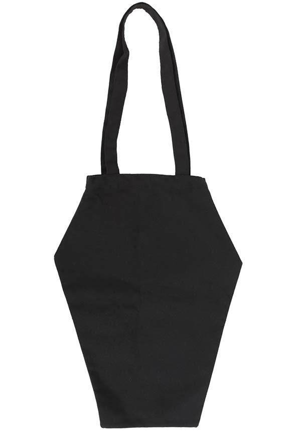The Creepier the Better Coffin Shaped | TOTE BAG*