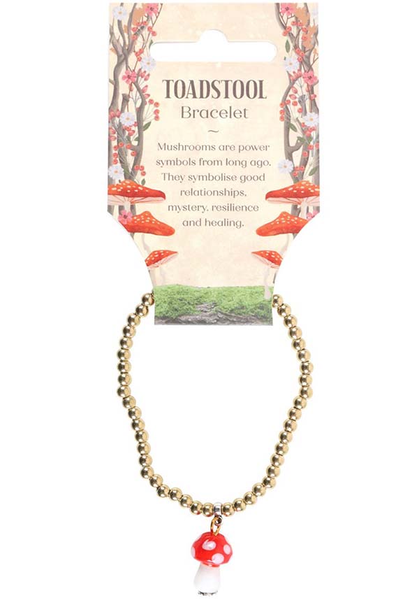 Toadstool Beaded | CHARM BRACELET