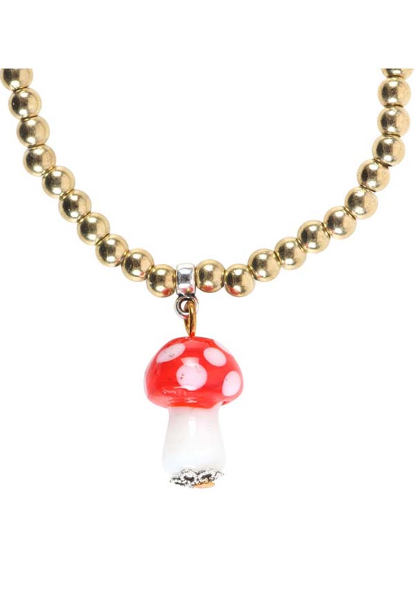 Toadstool Beaded | CHARM BRACELET
