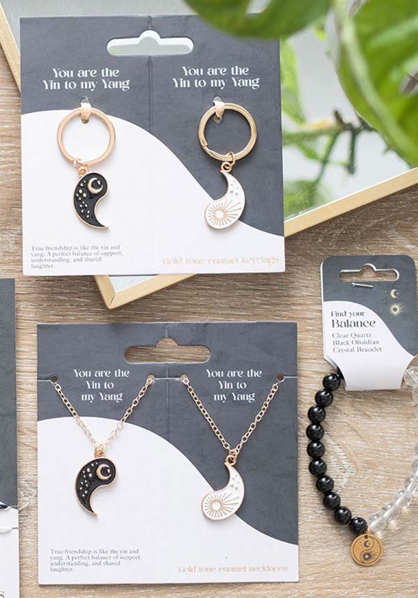 GOTHIC GIFTS Yin Yang Best Friend | KEYRINGS - Detail 4