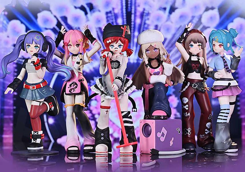 Blind Boxes Haee Girls Performance Stage - Side View