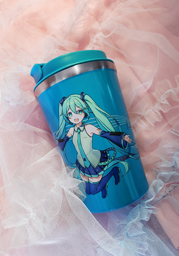 Hatsune Miku Jump | METAL TRAVEL MUG