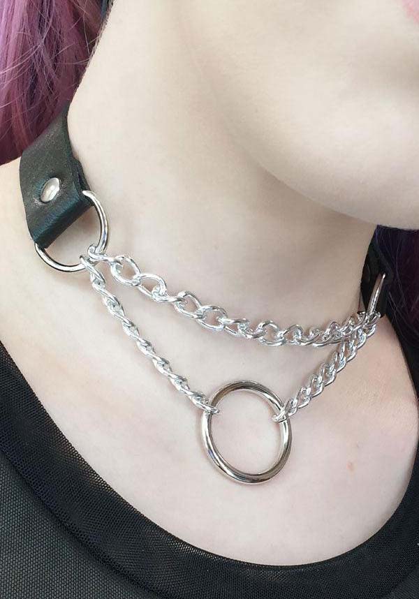 Goth online chain choker