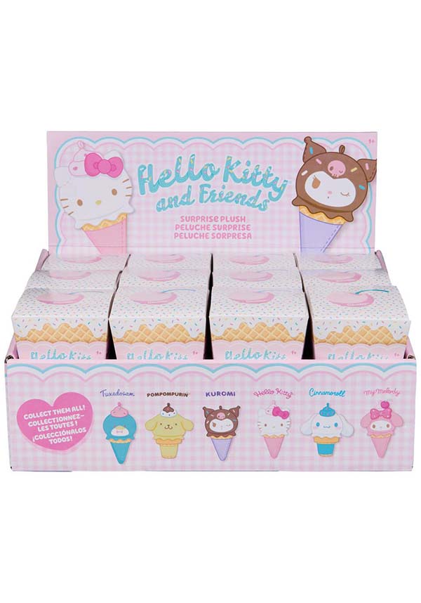 Hello Kitty & Friends Ice Cream | BLIND BOX PLUSH*