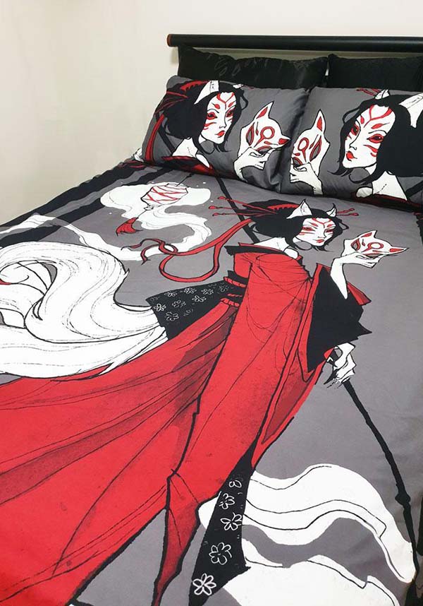 Kitsune Horrors | KING QUILT SET**