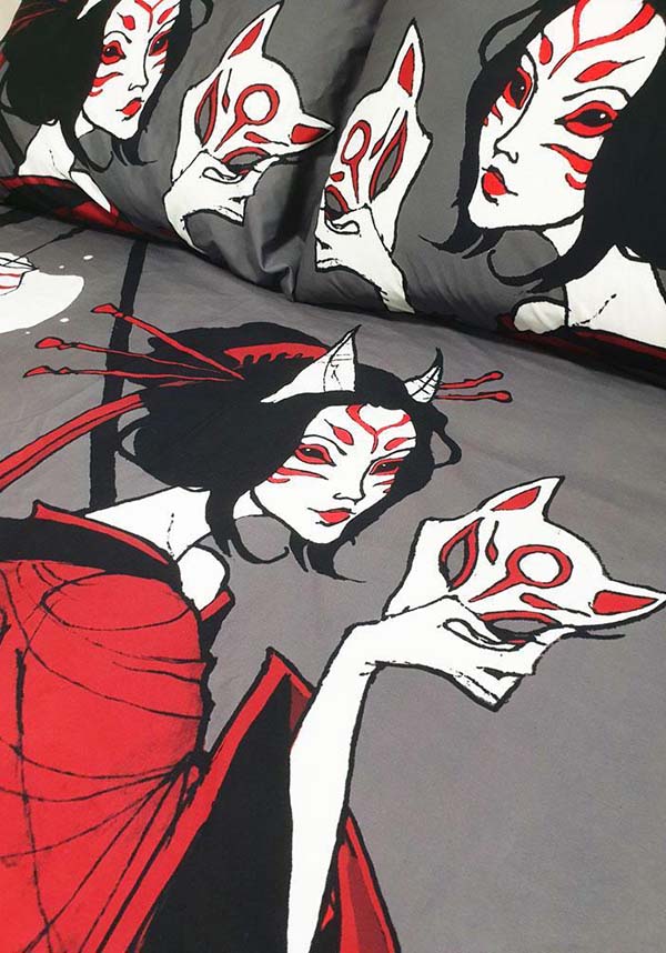 Kitsune Horrors | KING QUILT SET**