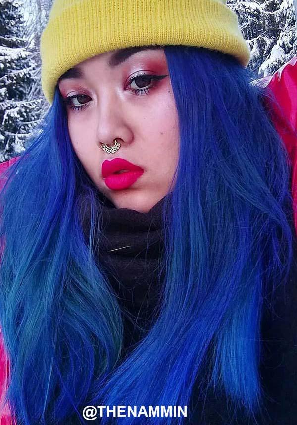 Bella Blue | HAIR COLOUR - Beserk - all, blue, clickfrenzy15-2023, colour:blue, cosmetics, dark blue, discountapp, dye, dyes, feb22, fp, hair, hair blue, hair color, hair colour, hair colours, hair dye, hair dyes, hair products, hats and hair, hermans colour, hermans hair colour, HN6815, labelvegan, R250222, vegan