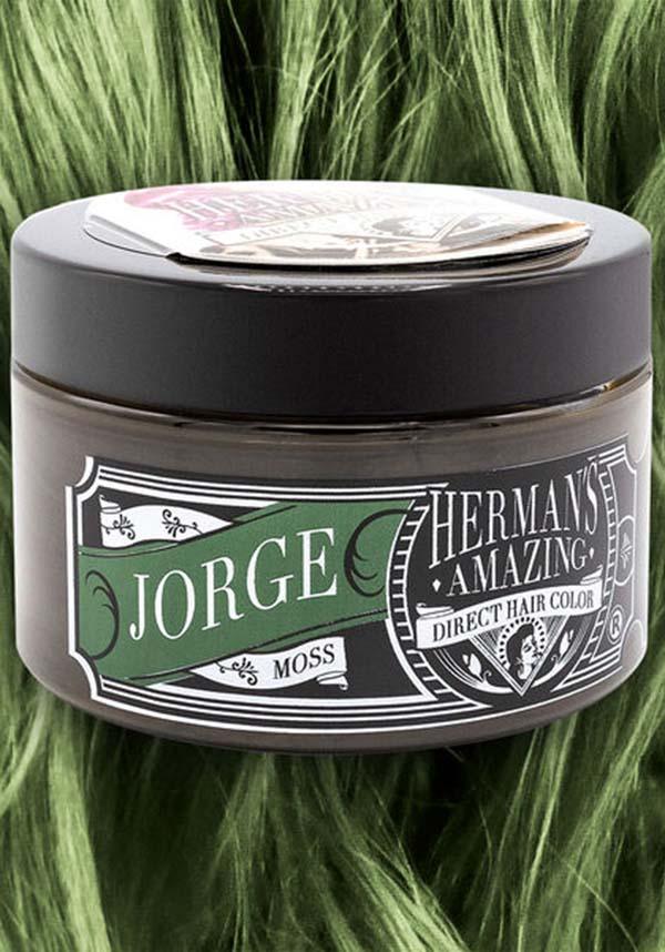 Jorge Moss Green | HAIR COLOUR - Beserk - all, clickfrenzy15-2023, cosmetics, cruelty free, cruetly free, dec22, discountapp, dye, dyes, fp, googleshopping, green, hair, hair color, hair colour, hair colours, hair dye, hair dyes, hair green, hair products, herman, hermans, hermans colour, hermans hair colour, HN8209, labelvegan, R051222, vegan
