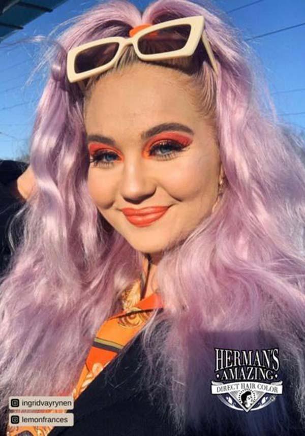 Lydia Lavender | HAIR COLOUR - Beserk - all, clickfrenzy15-2023, cosmetics, discountapp, dye, fp, hair, hair color, hair colour, hair colours, hair dye, hair dyes, hair purple, herman, hermans, hermans colour, hermans hair colour, kawaii, labelvegan, lavendar, lavender, light purple, lilac, mermaid, nov19, pastel, pastel goth, pastel purple, purple, rainbow, vegan