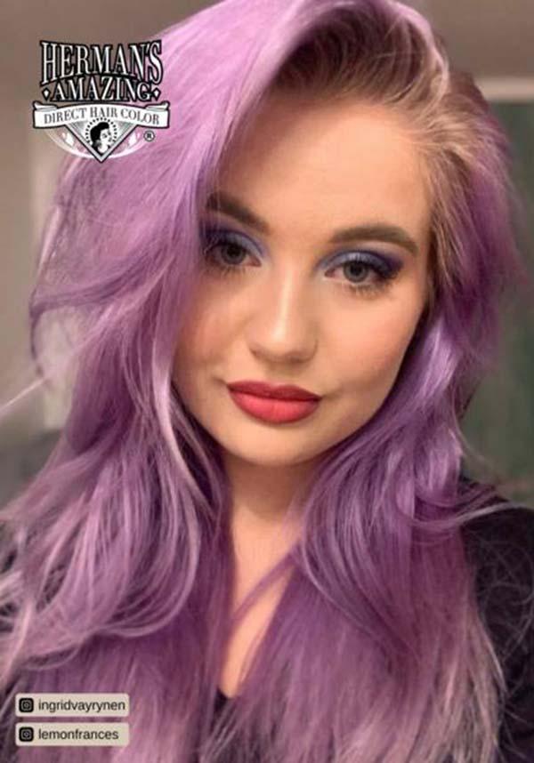 Lydia Lavender | HAIR COLOUR - Beserk - all, clickfrenzy15-2023, cosmetics, discountapp, dye, fp, hair, hair color, hair colour, hair colours, hair dye, hair dyes, hair purple, herman, hermans, hermans colour, hermans hair colour, kawaii, labelvegan, lavendar, lavender, light purple, lilac, mermaid, nov19, pastel, pastel goth, pastel purple, purple, rainbow, vegan