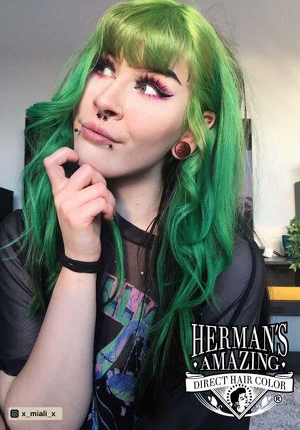 Maggie | HAIR COLOUR - Beserk - 420sale, all, clickfrenzy15-2023, colour:green, cosmetics, dark green, discountapp, dye, dyes, fp, green, hair, hair colour, hair dye, hair dyes, hair green, hermans colour, hermans hair colour, labelvegan, mermaid, vegan