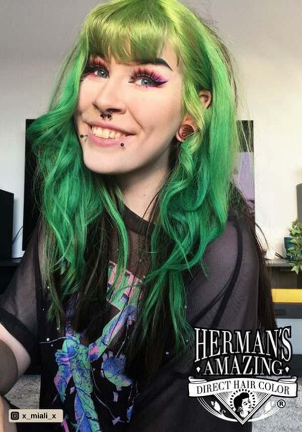 Maggie | HAIR COLOUR - Beserk - 420sale, all, clickfrenzy15-2023, colour:green, cosmetics, dark green, discountapp, dye, dyes, fp, green, hair, hair colour, hair dye, hair dyes, hair green, hermans colour, hermans hair colour, labelvegan, mermaid, vegan