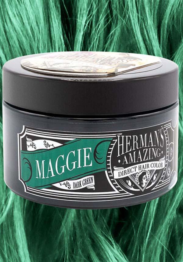 Maggie | HAIR COLOUR - Beserk - 420sale, all, clickfrenzy15-2023, colour:green, cosmetics, dark green, discountapp, dye, dyes, fp, green, hair, hair colour, hair dye, hair dyes, hair green, hermans colour, hermans hair colour, labelvegan, mermaid, vegan