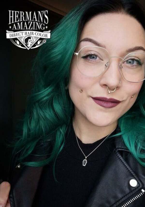 Maggie | HAIR COLOUR - Beserk - 420sale, all, clickfrenzy15-2023, colour:green, cosmetics, dark green, discountapp, dye, dyes, fp, green, hair, hair colour, hair dye, hair dyes, hair green, hermans colour, hermans hair colour, labelvegan, mermaid, vegan