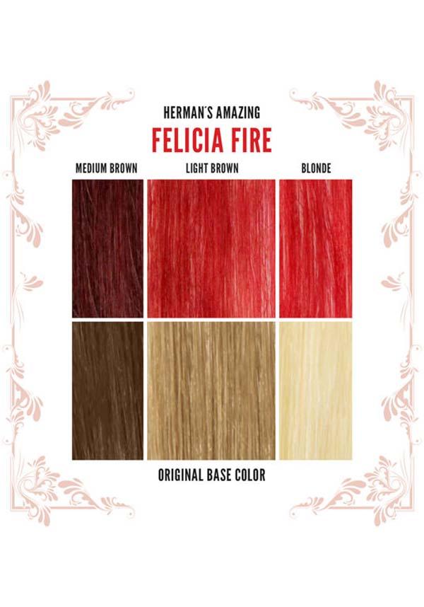 UV Felicia Fire | HAIR COLOUR - Beserk - all, clickfrenzy15-2023, colour:red, cosmetics, dec17, discountapp, dye, fp, hair, hair colour, hair dye, hair dyes, hair red, hermans colour, hermans hair colour, labeluvreactive, labelvegan, orange, rainbow, red, uv, uvreactive, uvreactive1, vegan