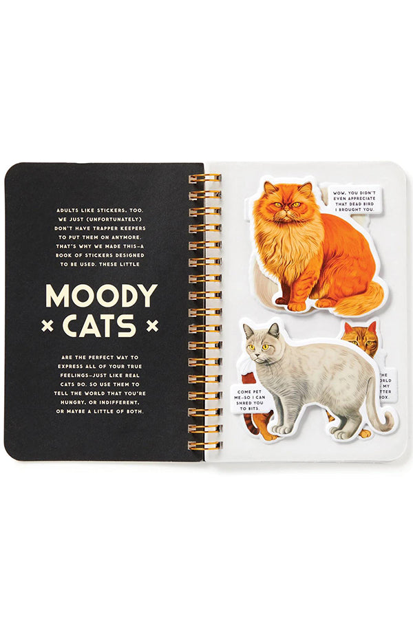 Moody Cats | STICKER BOOK