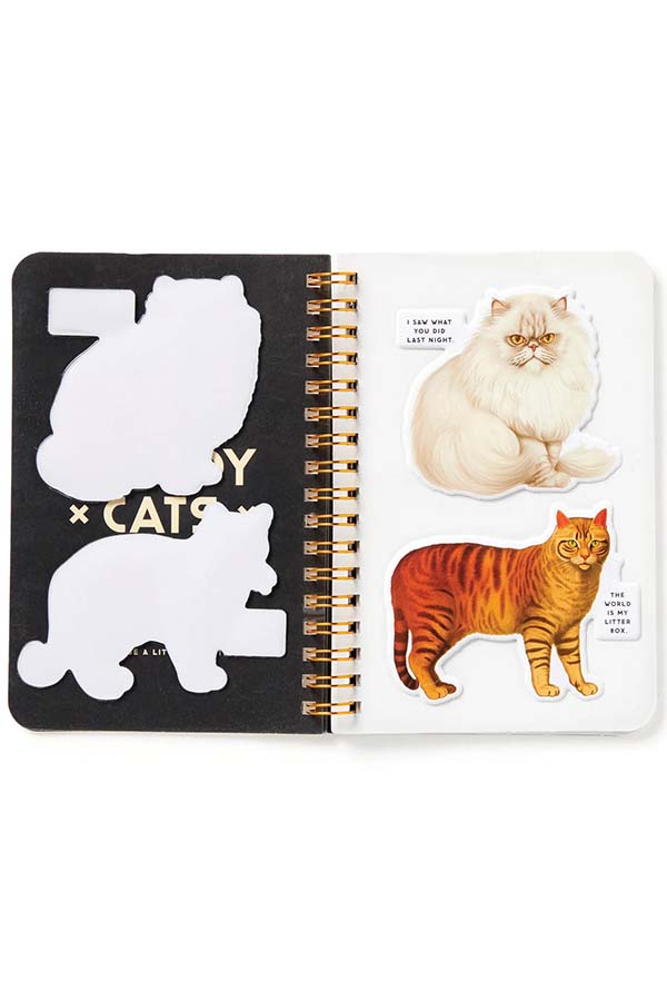 Moody Cats | STICKER BOOK