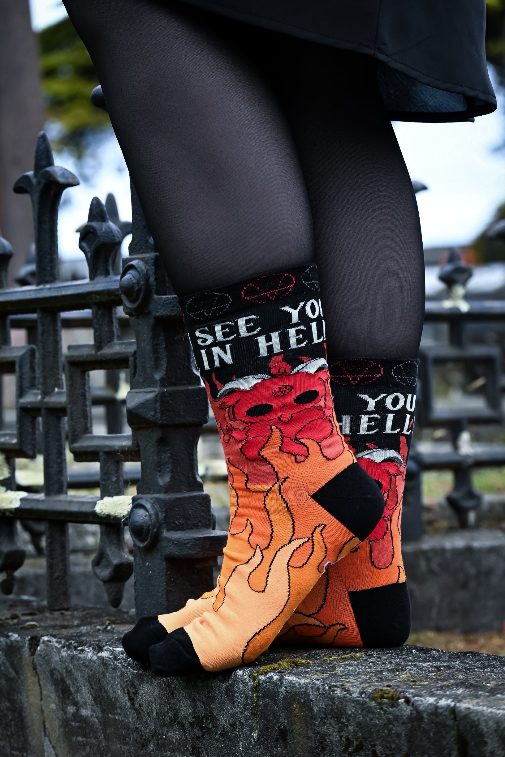 See You In Hell | CREW SOCKS*