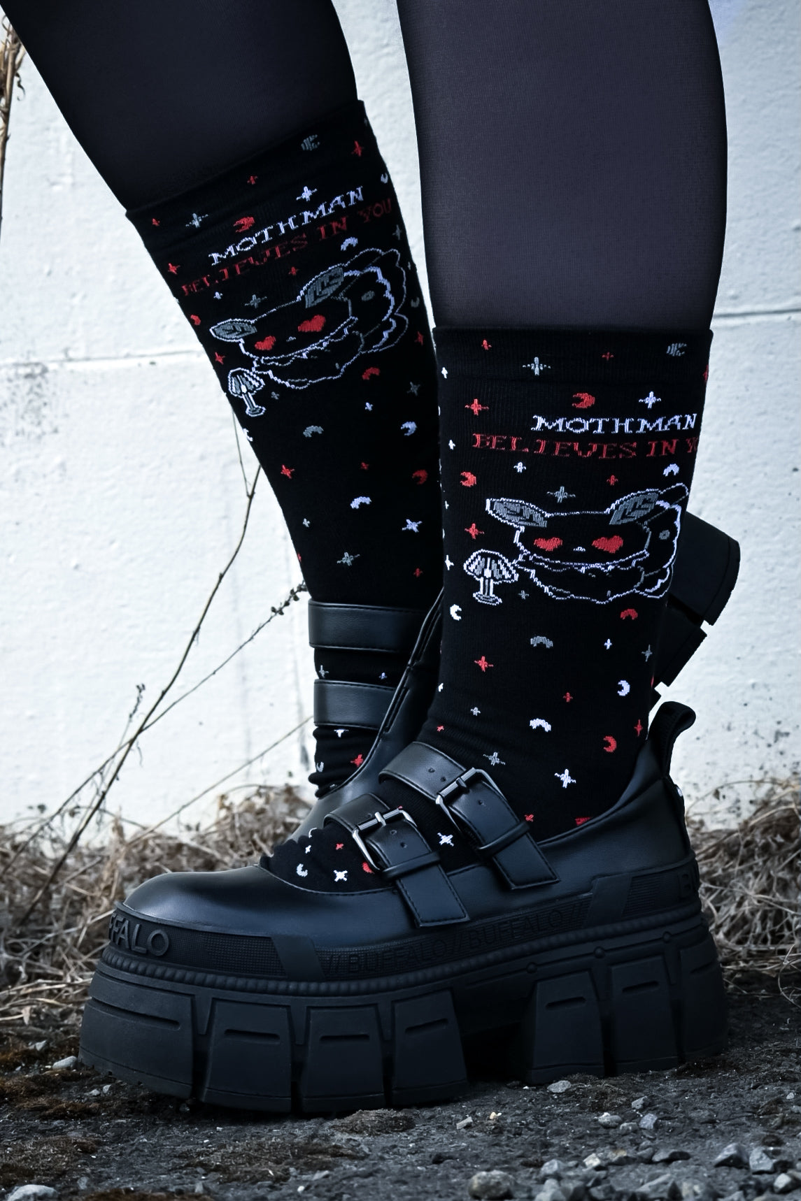 Mothman Believes In You | CREW SOCKS