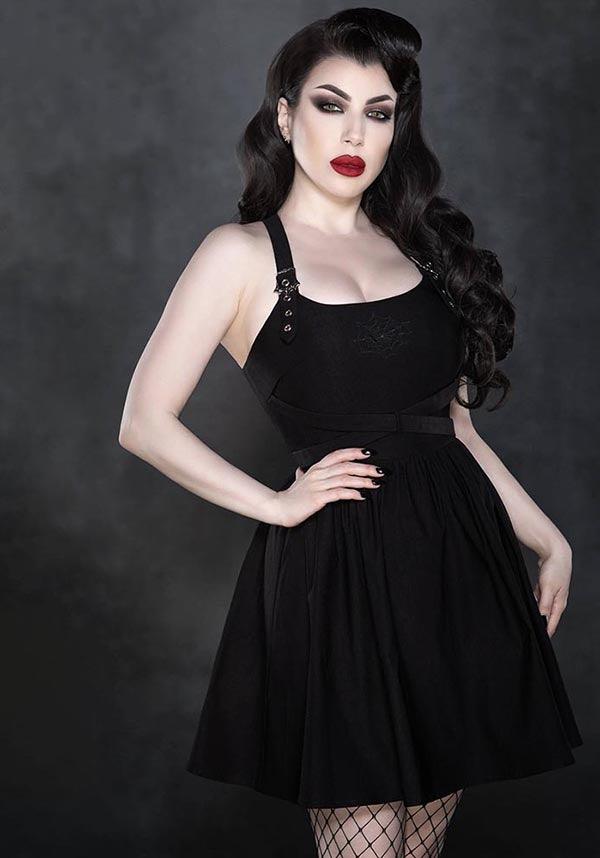 Webbed | SKATER DRESS - Beserk - all, all clothing, all ladies clothing, black, clickfrenzy15-2023, clothing, discountapp, dress, dressapril25, dresses, fp, girls dress, girls dresses, googleshopping, goth, gothic, KABESFW2022-1, ladies clothing, ladies dress, ladies dresses, little black dress, mini dress, mini dresses, oct22, plus size, r191022, short dress, short dresses, skater dress, spider web, spiderweb, spiderwebs, web, webs, womens dress, womens dresses