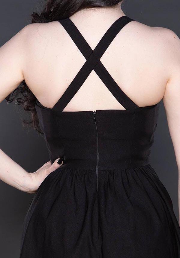 Webbed | SKATER DRESS - Beserk - all, all clothing, all ladies clothing, black, clickfrenzy15-2023, clothing, discountapp, dress, dressapril25, dresses, fp, girls dress, girls dresses, googleshopping, goth, gothic, KABESFW2022-1, ladies clothing, ladies dress, ladies dresses, little black dress, mini dress, mini dresses, oct22, plus size, r191022, short dress, short dresses, skater dress, spider web, spiderweb, spiderwebs, web, webs, womens dress, womens dresses
