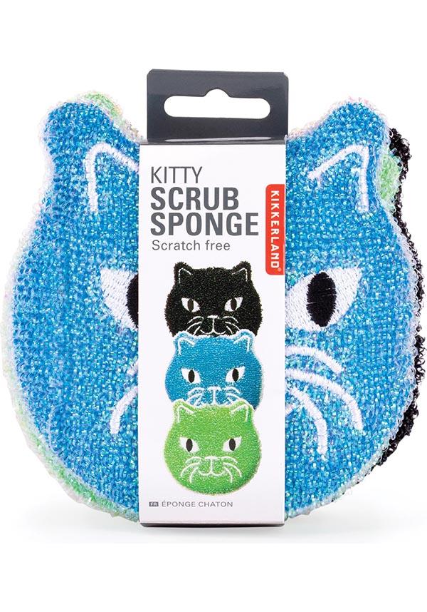 Kitty | SCRUB SPONGE SET - Beserk - all, cat, cats, clean, cleaning, clickfrenzy15-2023, cpgstinc, discountapp, fp, googleshopping, home, homeware, homewares, house, isalbi, isgift, ISSO1003298, kitchen, r290922, sep22, set, sponge