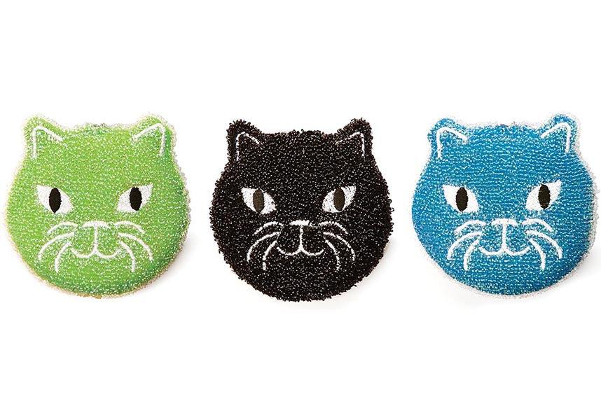Kitty | SCRUB SPONGE SET - Beserk - all, cat, cats, clean, cleaning, clickfrenzy15-2023, cpgstinc, discountapp, fp, googleshopping, home, homeware, homewares, house, isalbi, isgift, ISSO1003298, kitchen, r290922, sep22, set, sponge